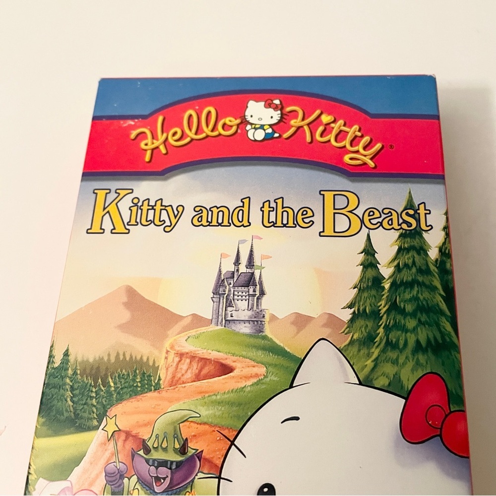 Vintage 1998 Hello Kitty Kitty and the Beast VHS Tape Furry Tale Theater - Picture 2 of 16